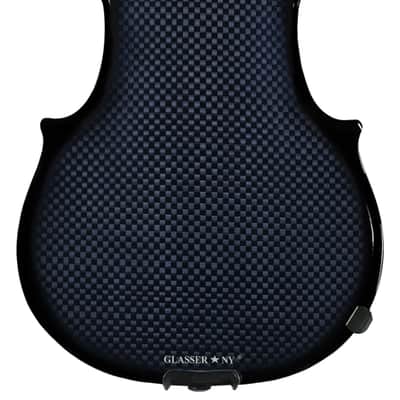 Glasser Carbon Composite Acoustic Electric 6-String Violin (4/4 Size) 2020s AE Blue image 2