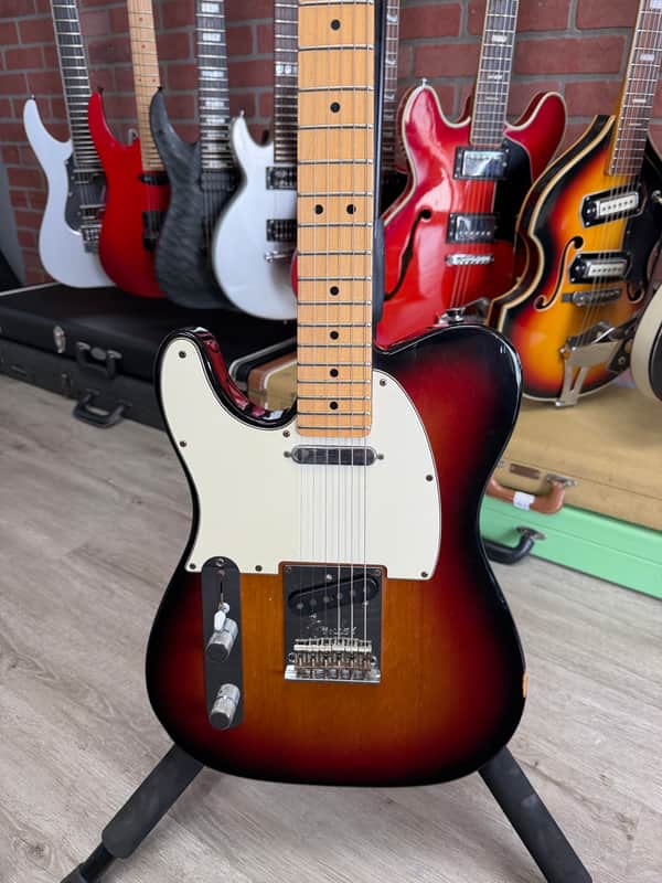 *2008 USA* Fender American Standard Telecaster Left-Handed 3-Color Sunburst image 1