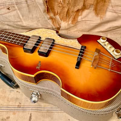 Hofner 500/1 Cavern Bass Vintage '61 Reissue Circa 1998 - Sunburst image 14