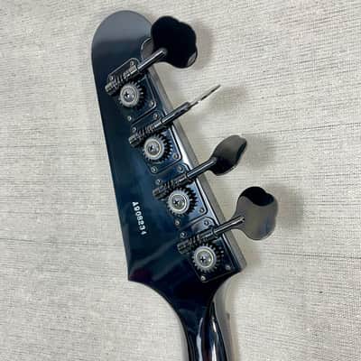 Greco TB-700 1990 Black BK Thunderbird IV Electric Bass Fujigen MIJ w/ Gator Bag image 7