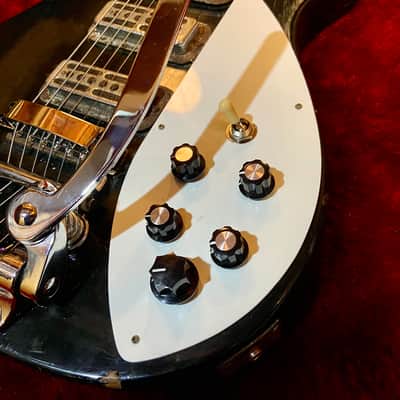 c.1977 Greco/Fujigen RG-750B MIJ Vintage Guitar Double Cuttaway“ Black” image 7
