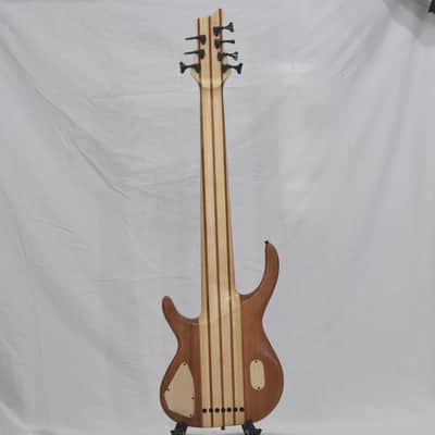 Antonio Tsai 7 String Bass/Guitar 2016 Mexico Bocote Abalone image 4