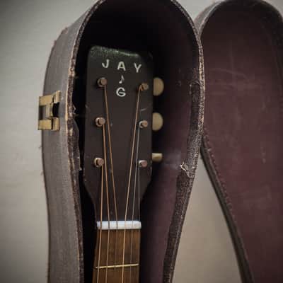 Jackson-Guldan Jay G Acoustic Parlor Guitar 1960's image 3