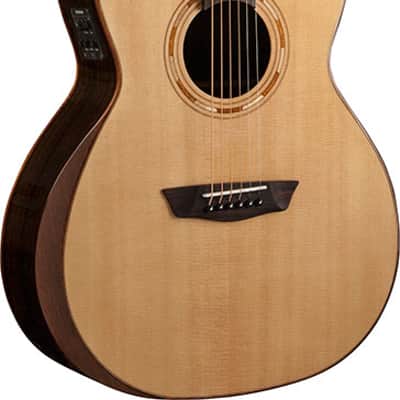 Washburn WCG20SCE Comfort Series Cutaway Grand Auditorium with Electronics 2022 - Natural image 1