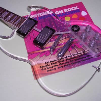 Dillion Crystal Series DG 61 - B.C. Rich Dan Armstrong SMG SG Lucite Acrylic Guitar Epiphone Gibson image 2
