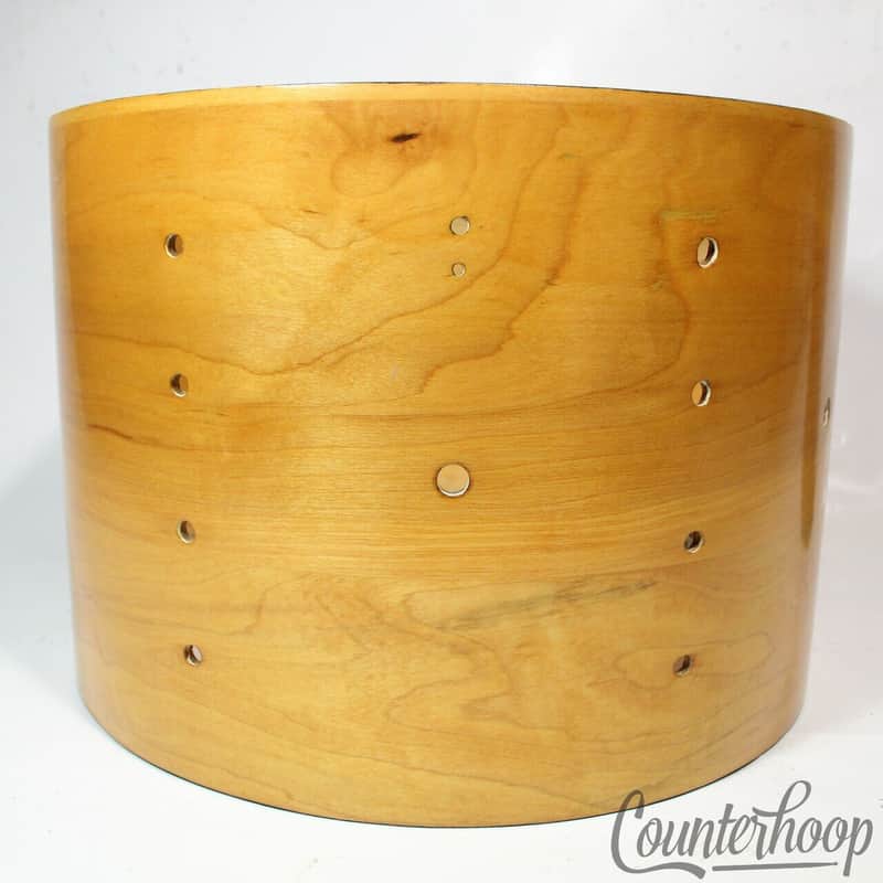 *Camco 9x13" Tom Drum Shell 5-Ply Keller Natural Maple+Re-Rings Vintage 70s USA* image 1