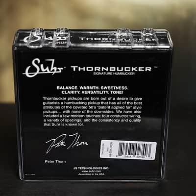 SUHR Thornbucker PAF Bridge Lead Humbucker Pickup Black 53mm Floyd Rose Spaced - Pete Thorn Signatur image 2