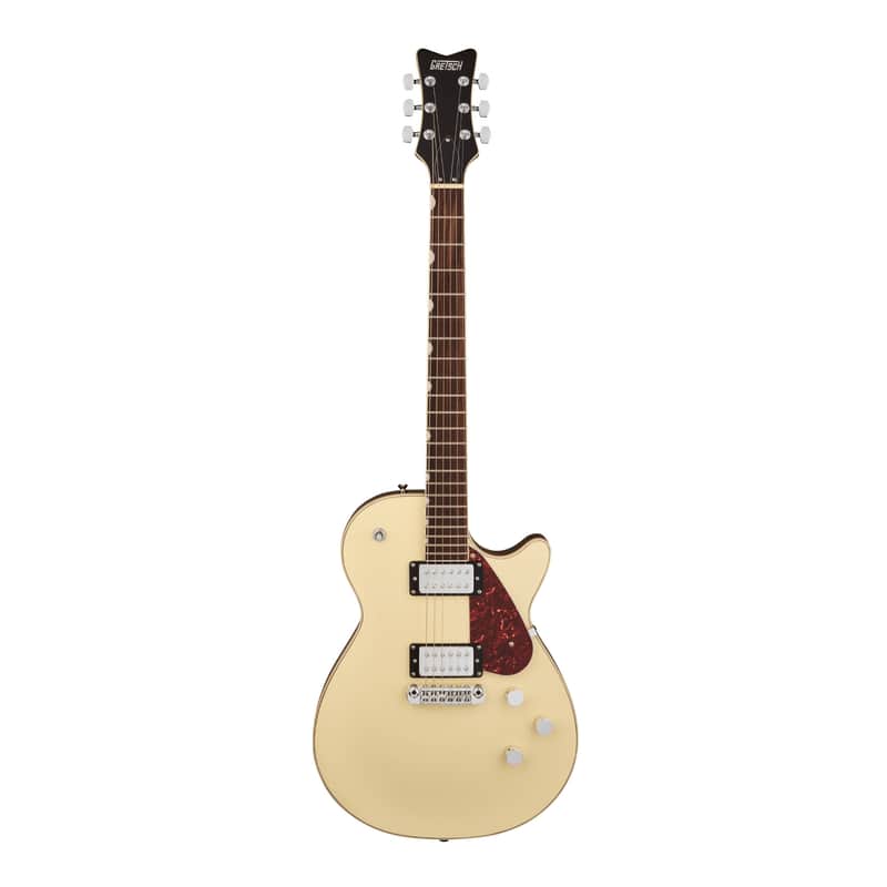 Gretsch Electromatic Jet Guitar with Chambered Mahogany Body and Rosewood Fingerboard (Vintage White) image 1