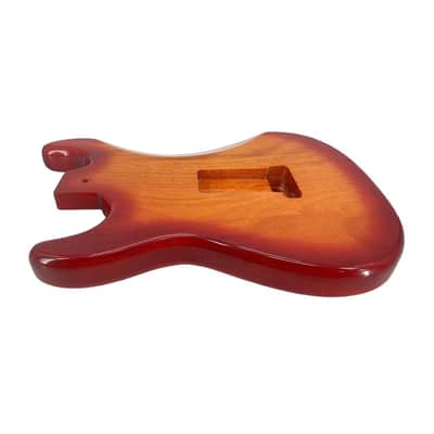 Stratocaster Style Electric Guitar SSH Body, Mahogany Glossy image 6