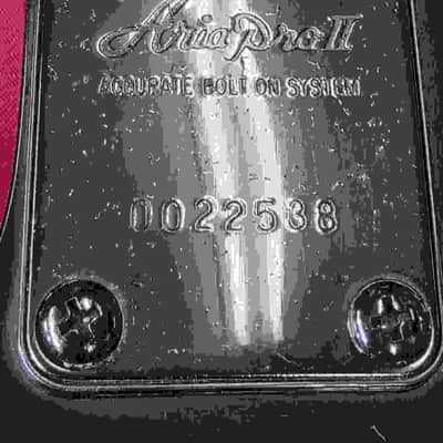 Aria Pro II Diamond Series 1980's Electric Guitar image 8