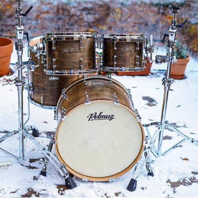 Polmuz drums Maple Model 1 - 20/10/12/16 - Satin Brown image 6