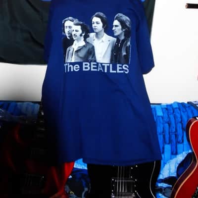 beatles 1968 photo logo new OFFICIAL UK M tee - fab four revolver love money julia image 1