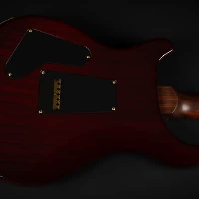 2015 PRS 30th Anniversary Wood Library Custom 24 Flame 10-Top - Black Gold | USA Core Solid Rosewood Neck Gold Hardware Kloppmann HB57 Pickups | CoA OHSC image 11
