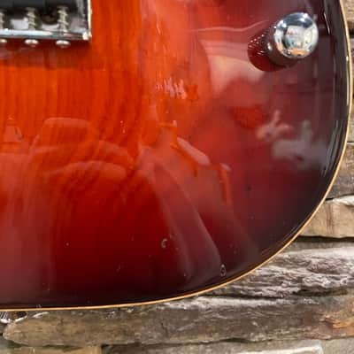 Schecter USA Custom Shop Sunset 7 1998 - Cherry Sunburst w/OHSC image 5