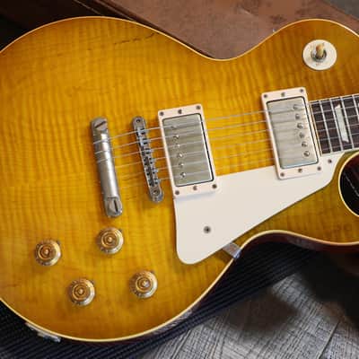 2014 Gibson Custom Shop Joe Bonamassa Skinnerburst Les Paul R9 VOS Electric Guitar Dirty Lemon + COA OHSC image 3