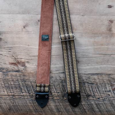 Vintage Ethnic 60s/70s Hippie Guitar Strap / Real Suede Backing / Handmade in the UK image 2