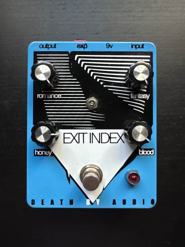 Death By Audio Exit Index Tremolo/Overdrive 2017 - Blue image 1