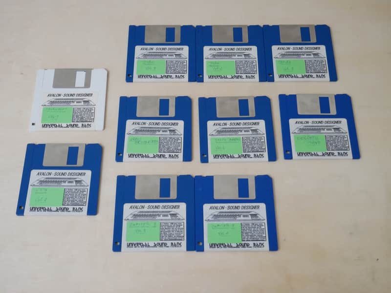 Akai • S900 library (x10) • Floppy disks 3.5 inches image 1