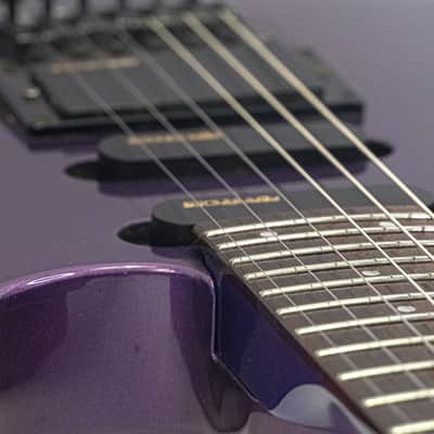Fernandes FR-55 Revolver MIJ Electric Guitar Metallic Purple Floyd Rose 24 Fret image 11