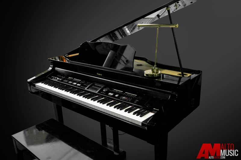 Roland KR115 88 Key Mini Grand Piano - Polished Ebony with Bench
