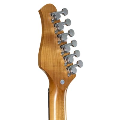 Fame Custom ST RW Worn Sunburst - Electric Guitar imagen 4