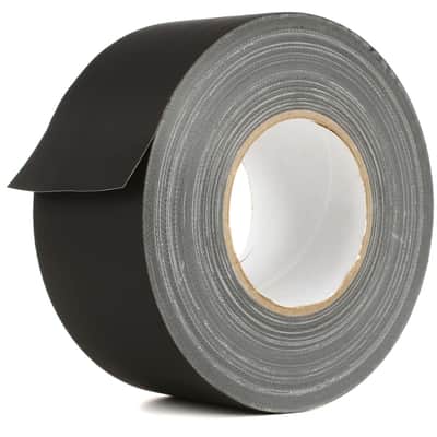 Hosa GFT-450BK 3-inch Gaffer Tape - 60-yard Roll - Black image 1