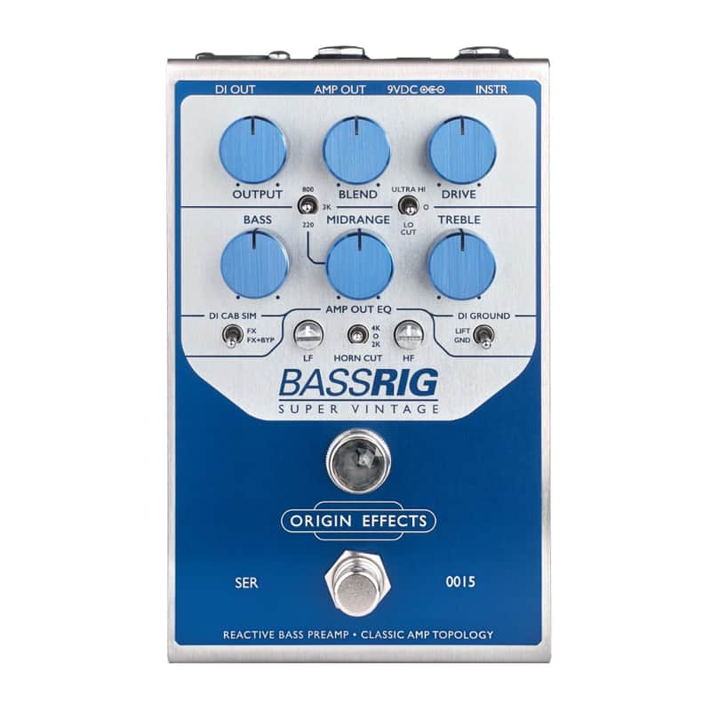 Origin Effects Origin BassRIG Super Vintage Preamp and Overdrive Pedal image 1