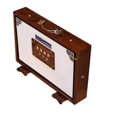 SHRUTI BOX~ SIZE (15" X 10" X 3")~13 NOTES~440 Hz~CHANT~MANTRA~SHRUTI~WITH BAG image 8