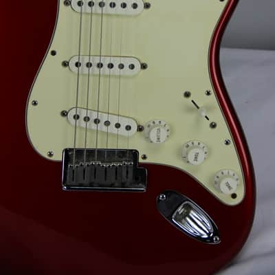 Fender Stratocaster Strat 2004 Candy Apple Red USA 50th Anniversary Clean with case image 6