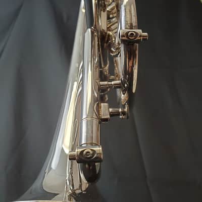 Getzen 800S-LBWT Eterna Bb Cornet | Large Bore with 1st Valve Trigger - Silver Plated image 9