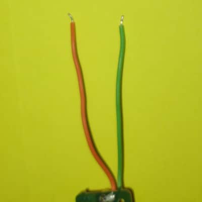 very clean Boss RED LED on a very small rectangle circuit board + green & orange wires (works fine) for Boss compact size pedals - came off of a used 1985 PH-2 Super Phaser pedal) + 2 small pieces of heat shrink tubing (NO: pedal or other items included image 18