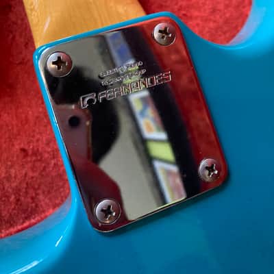 Fernandes The Revival 1983 - Turquoise w/ Duncan Pickups image 10