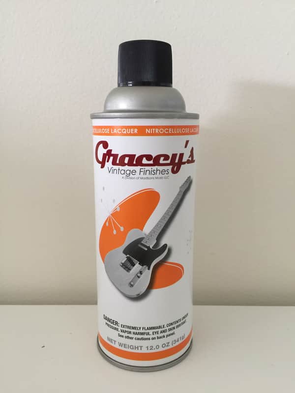 Gracey's GOLD TOP GOLD  Guitar Finish Paint Aerosol Spray Can NITRO image 1