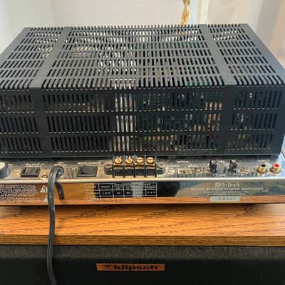 McIntosh MC754 100-Watt Stereo Solid State Power Amplifier 1988 - 1992 - Black image 2