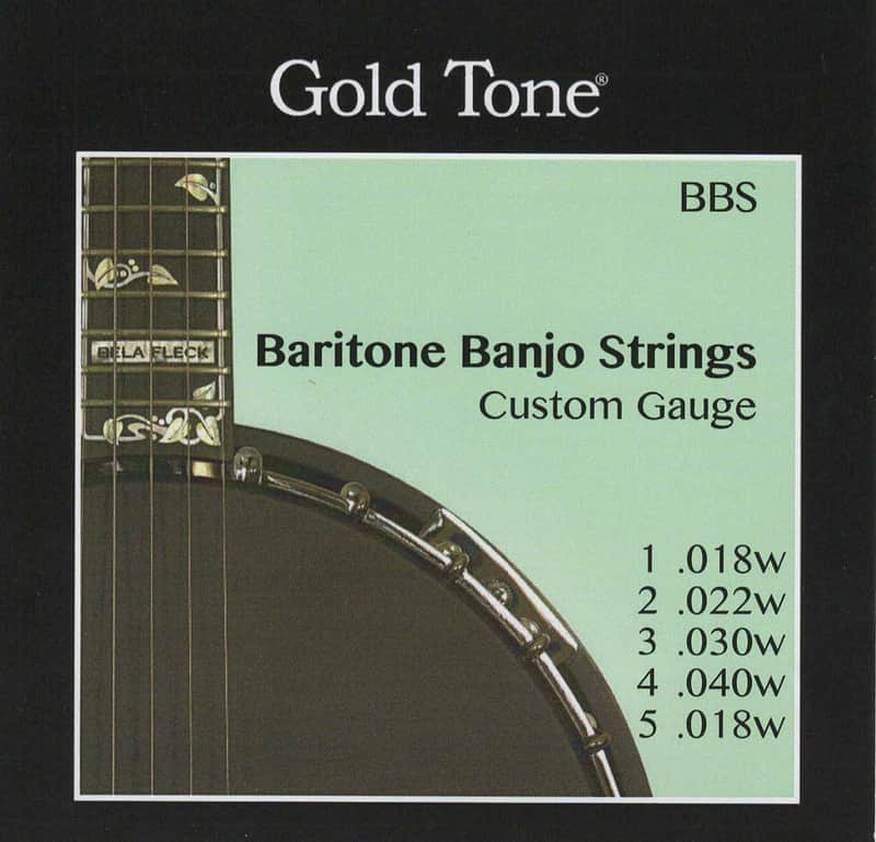 Gold Tone BBS Baritone Banjo Strings .018-.040 Wound Full Set Missing Link ML-1 image 1