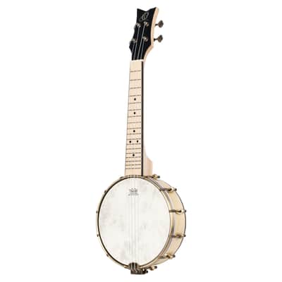 Ortega OUBJE90-MA-L Banjolele Series Maple Body & Neck 4-String Concert Banjolele w/Gig Bag & Pickup For Left Hand Player image 2