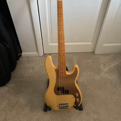 Squier 40th Anniversary Vintage Edition Precision Bass - Satin Vintage Blonde image 1
