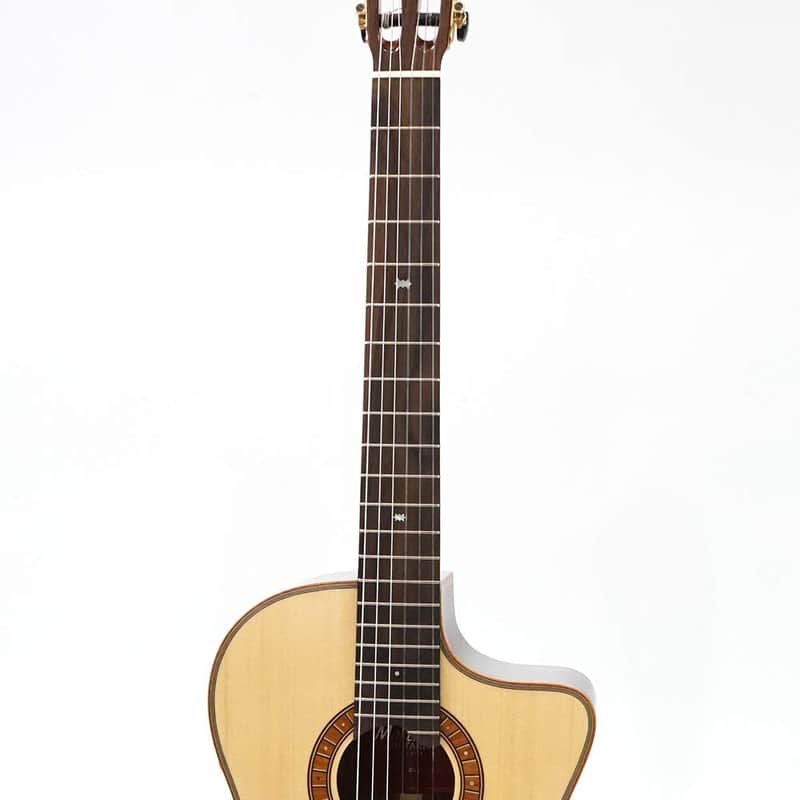 Martinez Crossover MP14-Rose acoustic/electric classical | Reverb