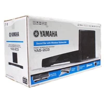 Yamaha - YAS-203BL - 200W 2.1-Channel Soundbar System - Piano Black image 4