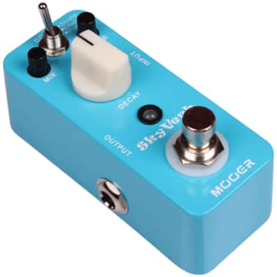 Mooer Skyverb Digital Reverb Micro Guitar Effects Pedal Blue image 2
