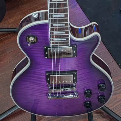 Chill Cat Limited Edition Purple Rain LP Style Electric Guitar image 6