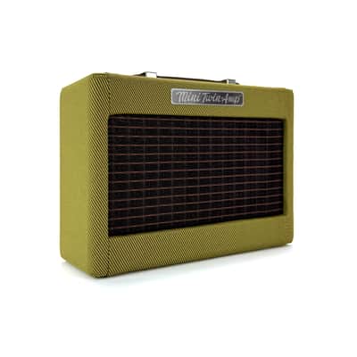 Fender Mini 57 Twin-Amp Desktop Guitar Amplifier, Tweed image 2
