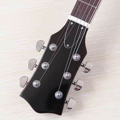 Cherry Burst Custom Resonator Electric Acoustic Guitar, Flamed Maple Top Body, Mahogany Neck image 5