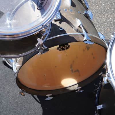 Sonor/German Phonic Series 3pc Pure Beechwood Jazz Shell Pack - Ebony Oil Finish | 60's/70's Vintage 13", 16", 20" image 9