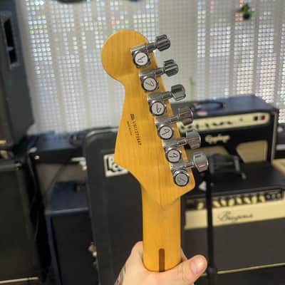 Fender American Deluxe Stratocaster with Rosewood Fretboard 2011 - 2015 - Sunset Metallic image 7
