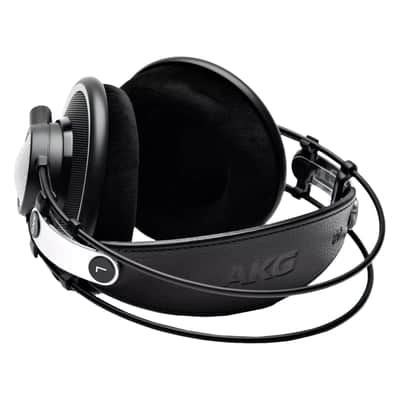 AKG K702 K 702 Studio/Audiophile Headphones+Audio Technica Condenser Microphone image 6