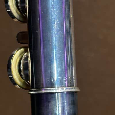 Yamaha YFL-361 Open Hole Flute – Made in Japan – Serial #807533 – Silver Headjoint – Inline G – Original Case image 5