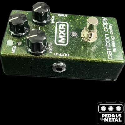 MXR M169 Carbon Copy Analog Delay 2008 - Present - Green Sparkle - X19945 image 3