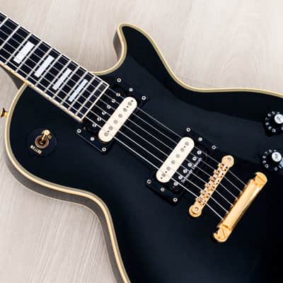 2000s Edwards by ESP E-LP-98LTC Custom Black Beauty, Ebony Nitro Lacquer w/ USA Seymour Duncans, Japan image 7