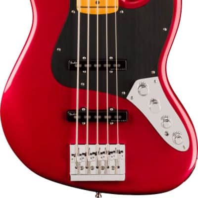 Fender American Ultra II Jazz Bass V, Maple Fingerboard, Sinister Red image 2